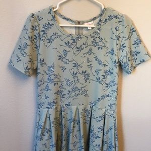 Floral Lularoe Amelia Dress